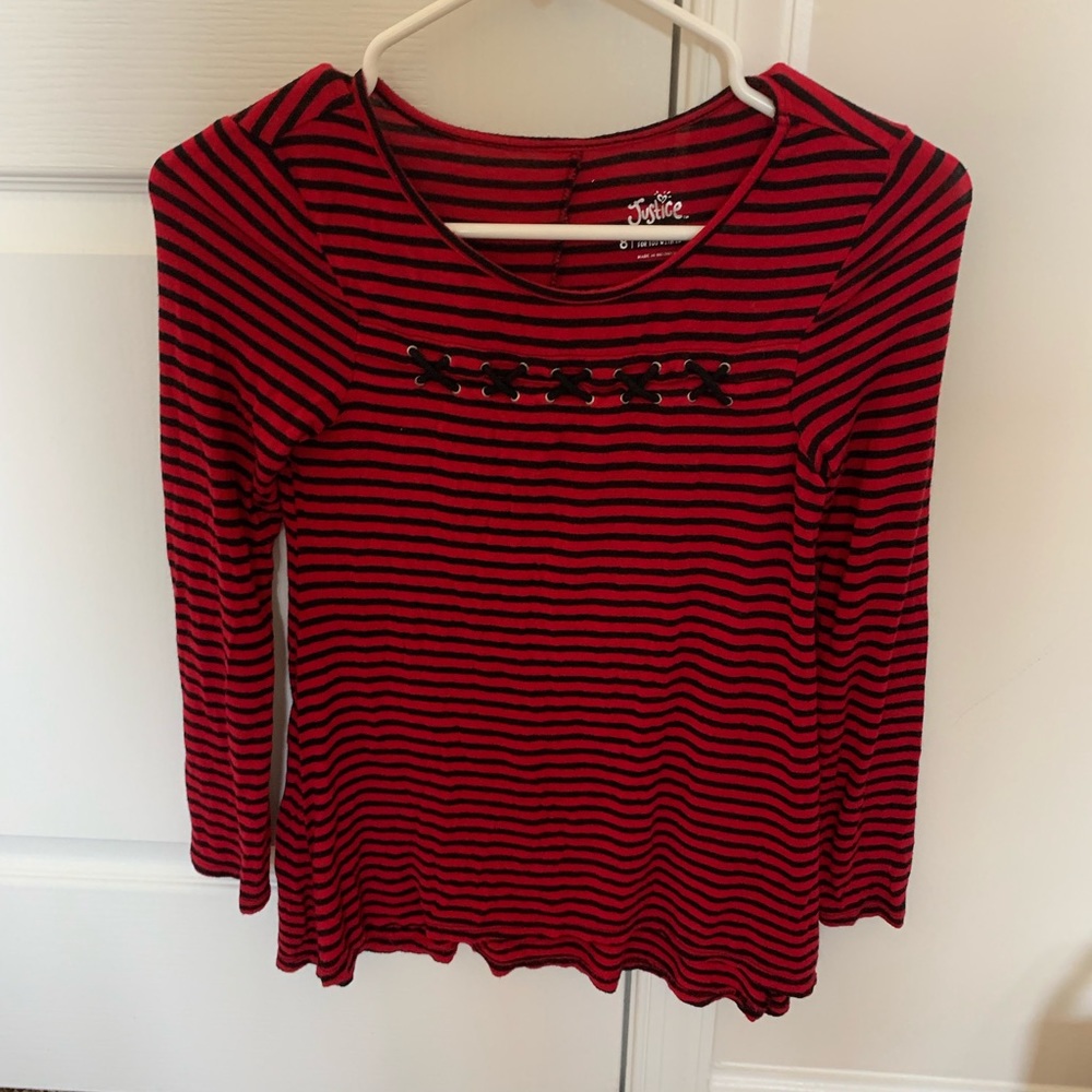 Justice Girls shirt size 8